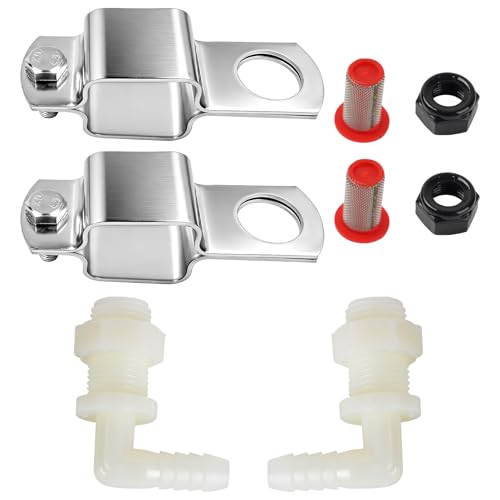 2 x 3/8" Polypropylene Elbow Nozzle Body Kit (11/16" MPS x 3/8"HB)