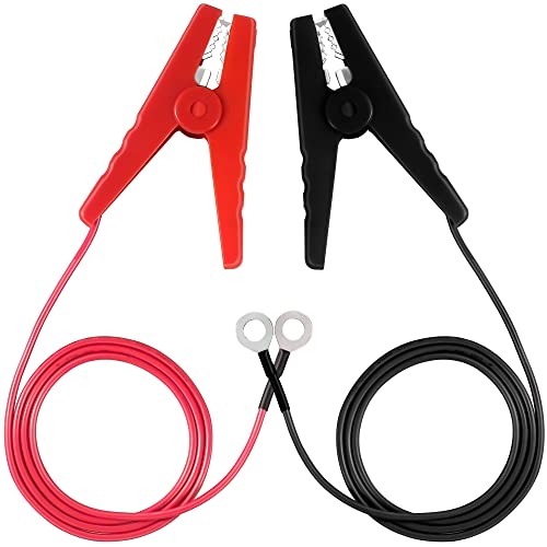 Electric Fence Lead Wire Connector, 18AWG Alligator Clip Set, 3Ft - style: 3FT Wire