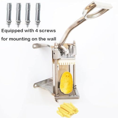 tonchean French Fry Cutter, Wall Mount or Fixed Counter