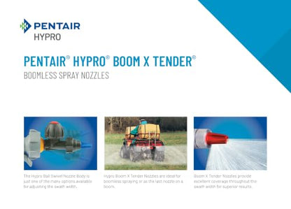 PENTAIR HYPRO XT024-GIOKIT X Tender Boomless Yellow Nozzle Part Kit