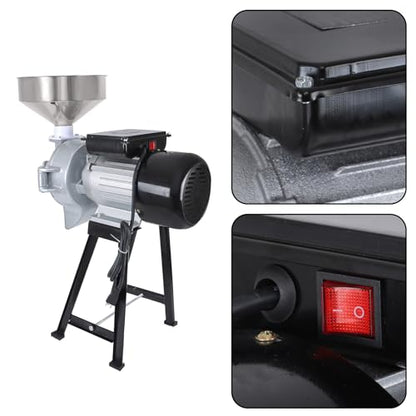Wet & Dry 1500W 110V Electric Grinder Grain Mill Coffee Feed Flour Cereals Corn Grinder Machine