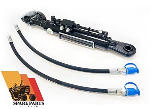 Hydraulic Top Link Cat 2+2 with Hook, 23-6"-33,65" / 8"Stroke with Valve+Hoses