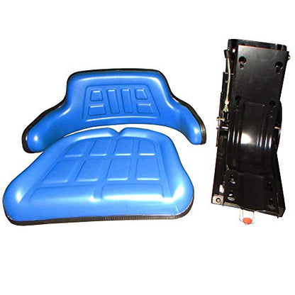 Blue Universal Tractor Seat