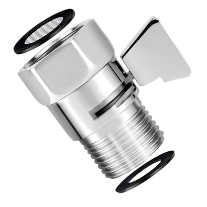Shower Head Shut Off Control Valve, Pressure Reducer, Flow Restrictor
