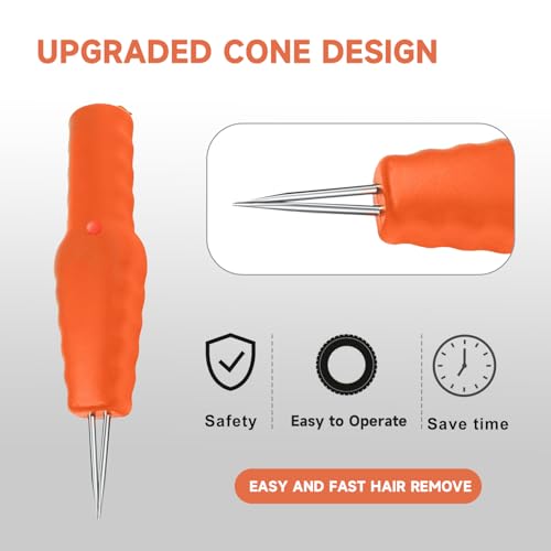 Chicken Plucker Machine，Chicken Feather Plucker | Feather Remover for Chicken/Duck/Goose（Orange）