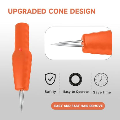 Chicken Plucker Machine，Chicken Feather Plucker | Feather Remover for Chicken/Duck/Goose（Orange）