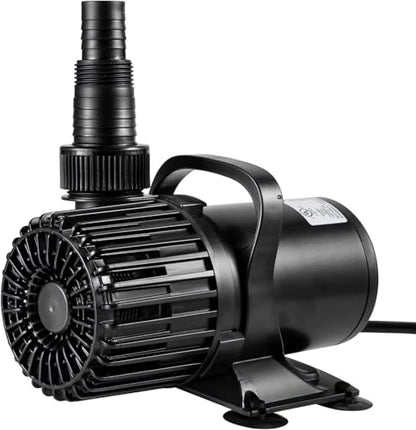 VIVOSUN 2700GPH Sub Water Pump for Pond Waterfall, Statuary, Hydroponics - color: Black Round, size: 11"×7"-2700