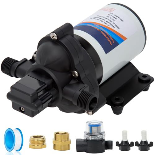 12 Volt Sprayer Pump, Chemical and Corrosion Resistant, 2.5GPM - size: 2.5GPM