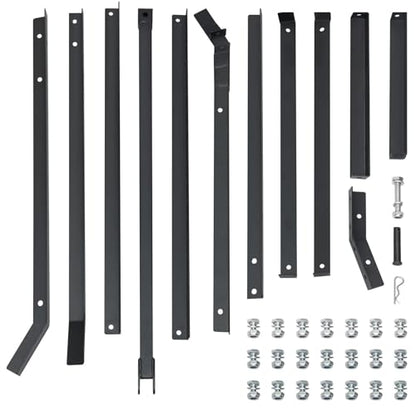 90 Inch Driveway Drag Grader Harrow for Landscape Leveling - Steel Construction, Adjustable Levers, Versatile Compatibility, Customer Support Available - size: 90 inch