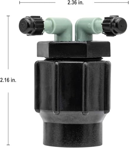 5-Pack Orbit Drip Irrigation System 4-Port Watering Manifold, 1/4" Dripper Tube - 67025