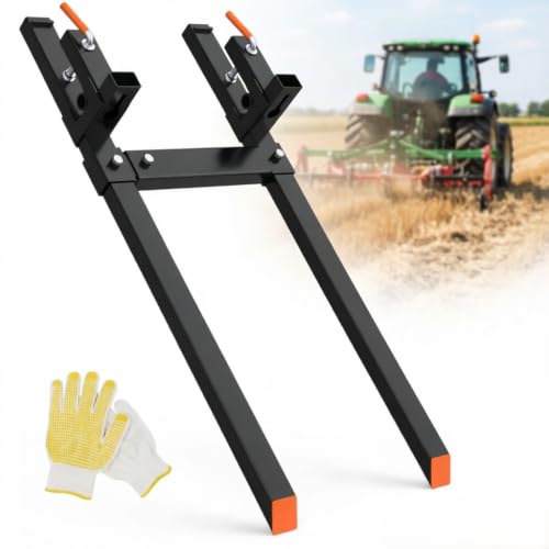 Jojoka 60" Clamp-on Pallet Forks with Stabilizer Bar, 2000 Lb Load Capacity - size: 60" - 2000 lbs