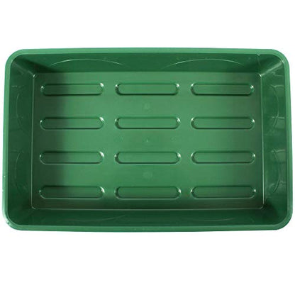 EarlyGrow 70738 Medium Domed Propagator, 15" x 9" x 7", Black/Dark Green - size: Medium without Extenders