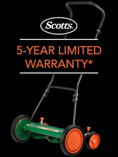 Scotts 2000-20S 20-Inch 5-Blade Push Reel Lawn Mower, Green - size: 20-Inch, 5-Blade