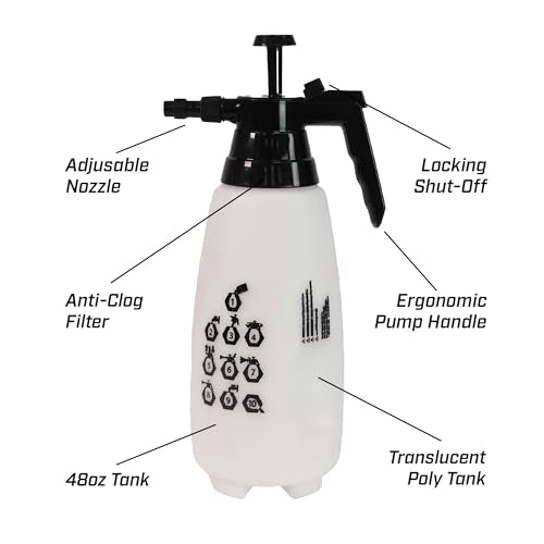 CHAPIN 10031 88-Oz Hand Pump Sprayer for Lawn, Garden & Weed Control - size: 68 ounces