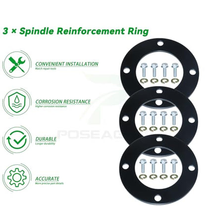 [Upgraded 3 Pack High-Strength Deck Spindle Reinforcement Rings - color: A07 3xJohn Deere Deck Spindle Reinforcement Rings
