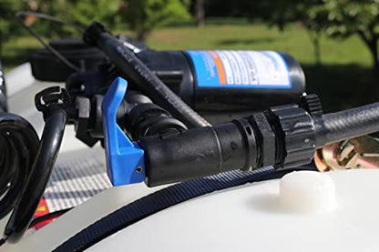 Master Mfg 15 Gallon ATV & UTV Boomless Broadcast Sprayer - 2.2GPM, 16' Swath