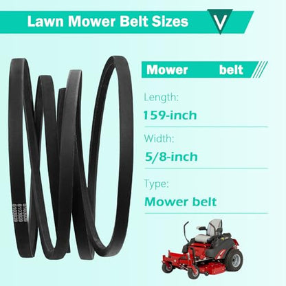 Replacement for Ferris IS600Z 48" Zero-Turn Deck Belt Lawn Mower Deck Belt