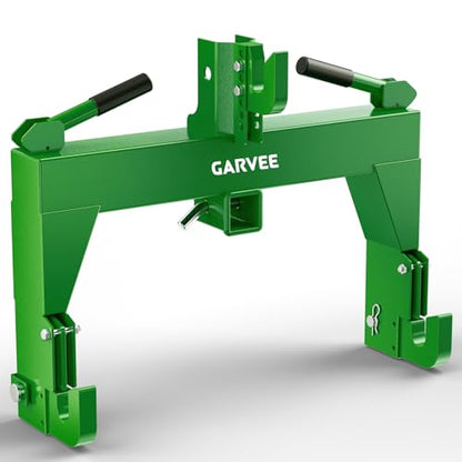 Garvee 3 Point Quick Hitch Category 1, 2" Receiver Trailer Hitch - color: Green