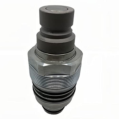 46mm Hydraulic Flat Face Male Quick Coupler Skid Steer Loader for 4BD4FI Cartridge Manifold Block Aftermarket Replacement Bobcat 6679837| Kubota V0511-77140 - size: 46MM Male BD4FI