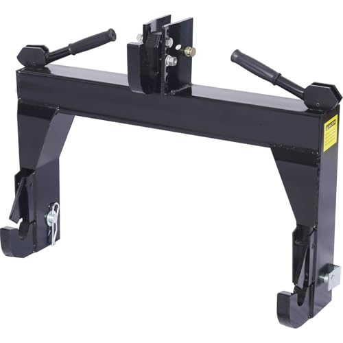 Tractor Quick Hitch - 3000 LBS Heavy Duty 3-Point Hitch with Powder Coated Steel Construction