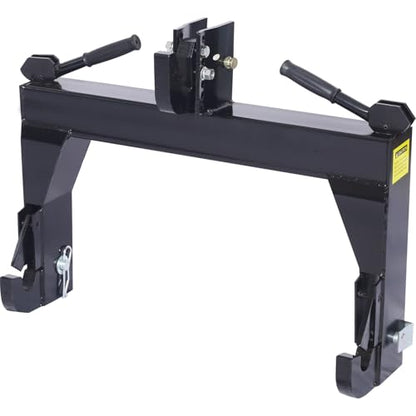 Tractor Quick Hitch - 3000 LBS Heavy Duty 3-Point Hitch with Powder Coated Steel Construction
