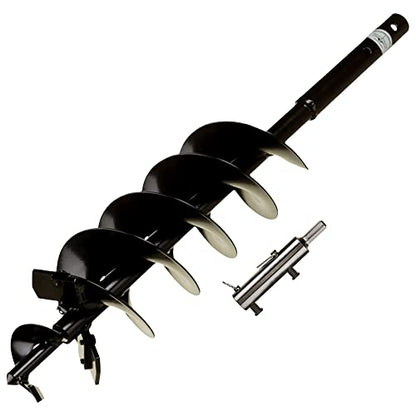 Quart Pot Planting Auger with Heavy Duty Replaceable Parts 5" x 28" with 1/2" Non-Slip Hex Drive, Garden Auger for Planting 5” & 6” Potted Plants, Garden Digging Tool for Dirt, Clay, Soil and Sand - style: Heavy Duty