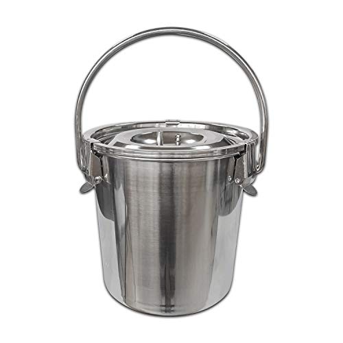Milking Machine Accessory Stainless Steel Milk Bucket (3L) - size: 3L