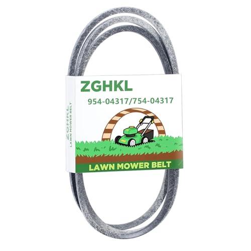 954-04317A 754-04317 Mower Belt Deck Belts Compatible with Craftsman Cub Cadet MTD Troy Bilt 954-04317 754-04317A Lawn Mowers Parts Length 67'' - size: 67"L x 0.49"W