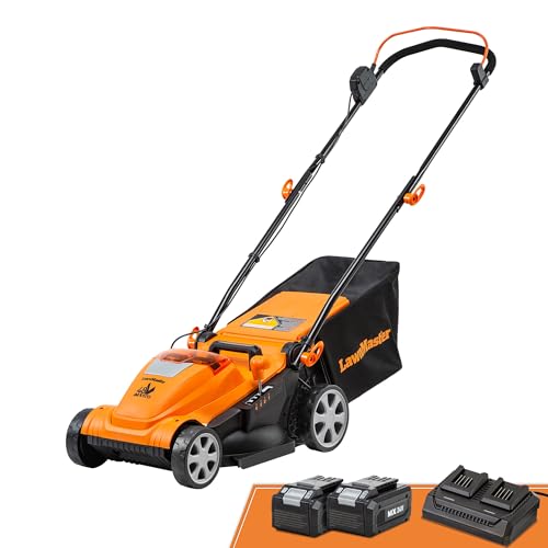 LawnMaster CLMF4815E 48V MAX 15-inch Brushless Cordless Lawn Mower - color: 15-Inch-Orange