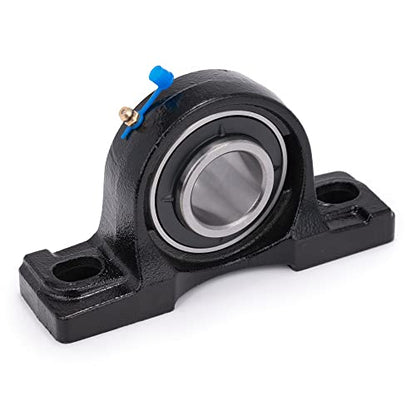 XIKE 2 Pcs UCP207 Bore 35mm Pillow Block Mounted Ball Bearings - size: UCP207 Bore 1-3/8"
