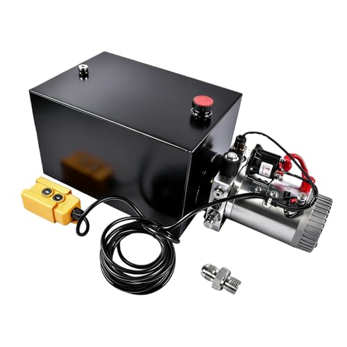 20 Quart Single Acting Hydraulic Pump 12V 3200 PSI - color: Single Acting, size: 20 Quart