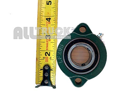 LF205 SB205-16 2 Bolt Flange for 1" Shaft Replacement Bearing with 3" Center to Center Bolt Pattern for Tarp Kits by ALL TRUCK PRODUCTS