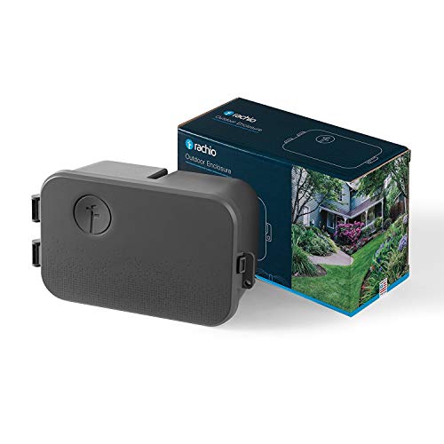 Rachio 3 Smart Bundle: Includes Rachio 3rd Generation-16 Zone Smart Sprinkler Controller (Alexa Compatible w/ Hyperlocal Weather Intelligence Plus & Rain Skip) & Rachio Weatherproof Outdoor Enclosure