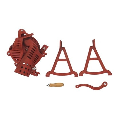 Corn Sheller Hand Crank,Manual Corn Thresher,Cast Iron Corn Peeler, Heavy Duty Shelling Machine, Manual Quick Corn Cob Stripper Tool with Wooden Handle for Home&Small Farm