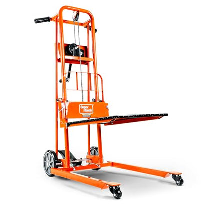 SuperHandy Material Lift Stacker, 330 lb Capacity, 40-Inch Lift