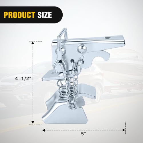 Nilight 2" Trailer Coupler Repair Kit with Chain 5000 lb Capacity - color: 2"/5000LBS