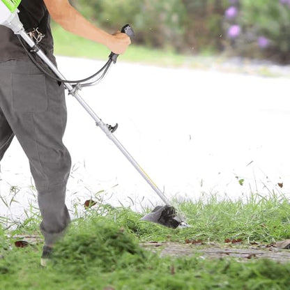 Gas Powered Weed Wacker 4 in 1, 58cc Brush Cutter, String Trimmer, Green - color: Green