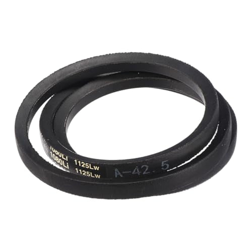 uxcell A42 1/2 Classic Wrapped V-Belt, 44" Outside Circumference, Black Rubber Industrial V-Belt - size: A42 1/2
