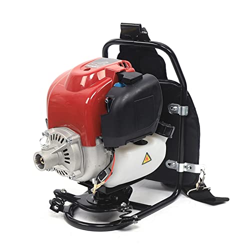 Backpack Brush Cutter, 3 in 1 35.4CC 4-Stroke 1.4HP Gas Garden Brush Cutter Lawn Tiller Machine Single Cylinder Air-Cooled Grass Trimmer Lawn Mower for Lawn and Garden Tree Trimming - style: 4-Stroke