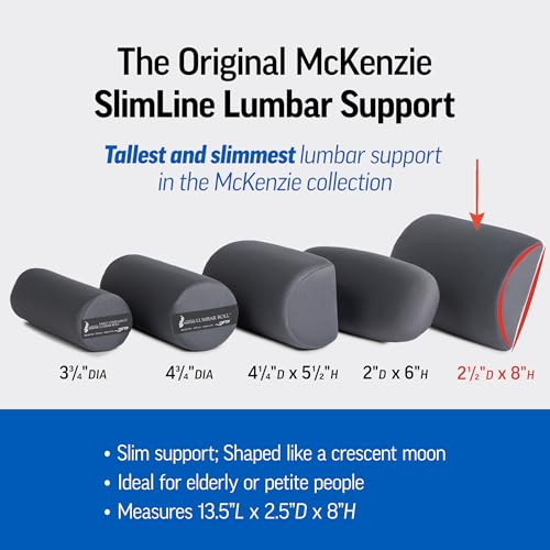 OPTP The Original McKenzie Slimline Lumbar Support, Slim Lumbar Cushion