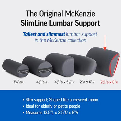 OPTP The Original McKenzie Slimline Lumbar Support, Slim Lumbar Cushion