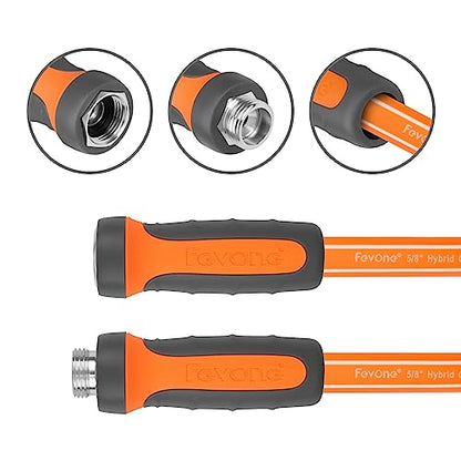 FEVONE Heavy Duty Garden Hose 35 ft, Hybrid Polymer Water Hose - size: 35' (feet)