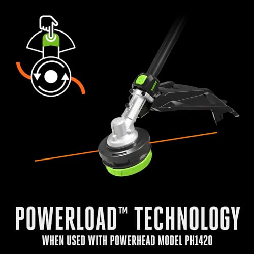 EGO STA1600 16-Inch Carbon Fiber String Trimmer Attachment with POWERLOAD™ for EGO 56-Volt Lithium-ion Multi-Head System - size: String Trimmer Attachment, style: Attachment