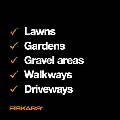 Fiskars Deluxe Stand-Up Weed Puller Tool, 4 Serrated Stainless Steel Claws - style: 4-claw