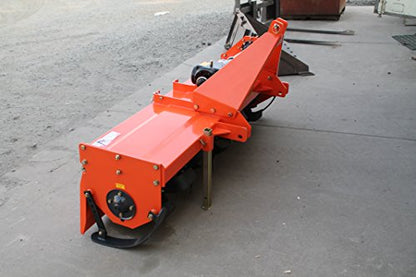 Farmer Helper 71" Tiller Heavy Duty Cat.I 3pt 25hp+ Rating (FH-IGN180) w/SlipClutch Driveline Requires a Tractor. Not a standalone Unit.