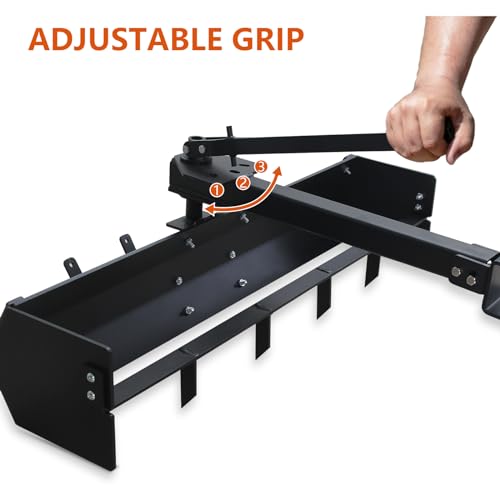 42" Tow Behind Box Scraper, Box Blade Hitch Tow Fit for ATV UTV