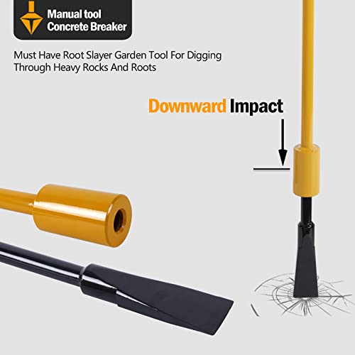 Root Cutting Hole Digging Tool Tamping Bars Garden Remover