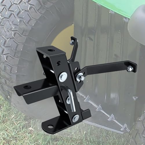 Eapele Adjustable Trailer Hitch for Lawn Mower and Garden Tractor, Compatible with John Deere Ariens Cub Cadet Poulan Pro Husky Husqvarna Craftsman Riding Mower
