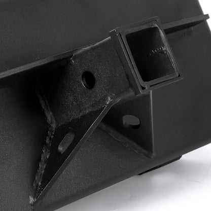 Mini Skid Steer Attachment Plate with 2" Receiver Compatible with Boxer Ramrod Toro Dingo Ditch Witch Finn Thomas,Black