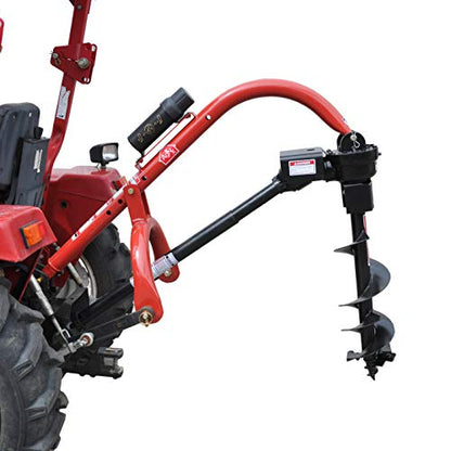 model 400 3-Point Tractor Post Hole Digger for Compact/Sub-Compact/Cat 0 Tractors (12" Auger)